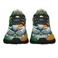 thumbnail image 5 of Happy St Patrick's Day Claddagh Symbol Irish Shoes Sneakers Black Size 7.5, 5 of 7