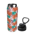 thumbnail image 2 of Haiem Hawaiian Style Printed Sports Insulated Kettle 18oz stainless steel kettle Leak-proof Water Bottle,Double-wall Insulated Bottle for Travel,Sports,Fitness, 2 of 7