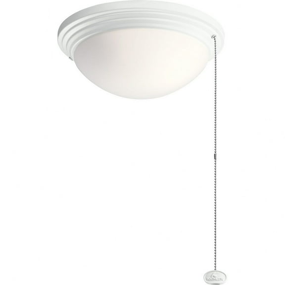 11 Inch 9W 2 Led Outdoor Ceiling Fan Light Kit-Matte White Finish Kichler Lighting 380912Mwh