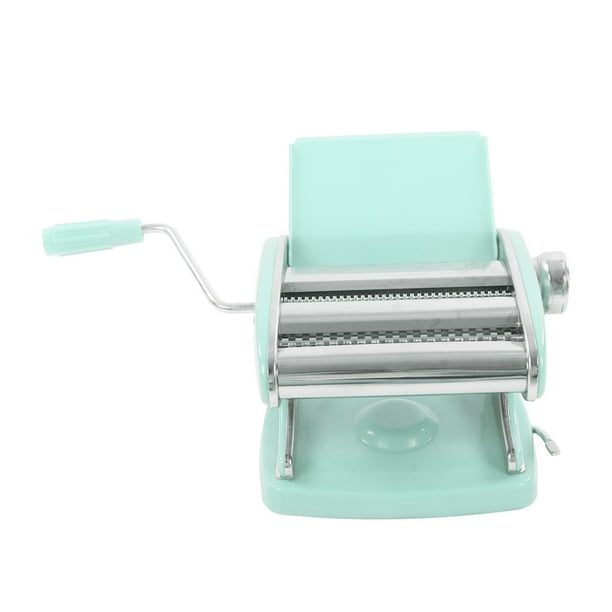 Máquina para Hacer Pasta Prensa Manual Manual de Acero Inoxidable con Rodillo para Pasta y Cortador Ajustes de Grosor Ajustables y Manivela Máquina para Hacer Pasta y Fideos ANGGREK Otros