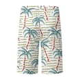 thumbnail image 3 of Caqnni Classic Printed Men's Swim Trunk Stylish Board Shorts for Every Summer (Dark Blue,3XL), 3 of 4