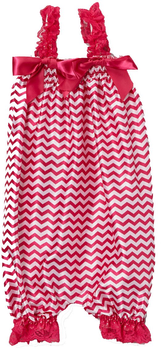 wenchoice Red Zigzag Bubble Romper Girls S