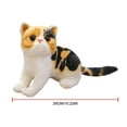 thumbnail image 3 of Adorable Cat Toy Soft Stuffed Animal Collectible Doll Cute Figurine For Girls Kids Adults Home, 3 of 9