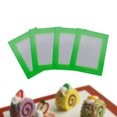 thumbnail image 2 of MasteelfCA 4Pcs Eco-friendly Silicone Baking Mat Rectangular Heat Resistant Barbecue Mat Non-stick Baking Sheet Liner (Green) - 11x8.5cm, 2 of 8