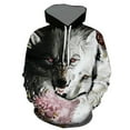 thumbnail image 6 of Men's autumn and winter long-sleeved sweatshirt European and American street hooded sweatshirt 3d wolf print sweatshirt for men-WY-70-XXL, 6 of 9
