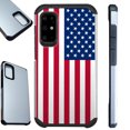 thumbnail image 1 of WORLD ACC Fusion Case Compatible with Samsung Galaxy S20 Ultra Hybrid TPU Phone Cover (American US Flag), 1 of 1