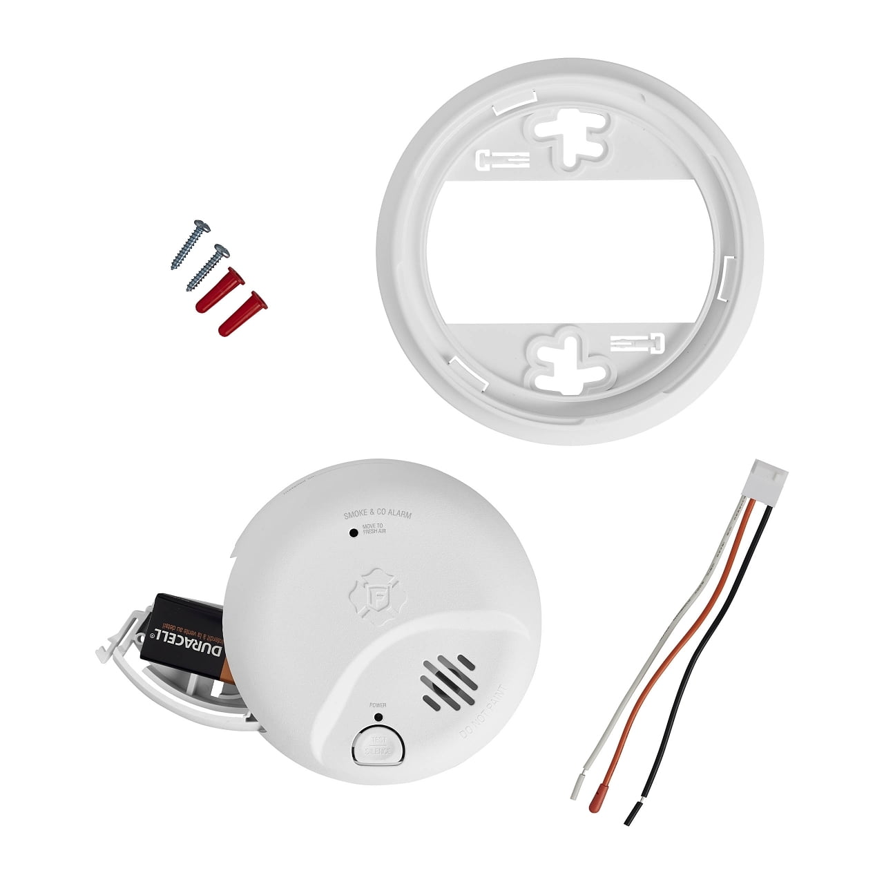 BRK Hard-Wired w/Battery Back-Up Ionization Smoke and Carbon Monoxide Detector