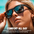 thumbnail image 3 of Grinderpunch Polarized Square Sunglasses for Men Black Designer Polarized Sunglasses Trendy Shades Sunglasses For Men UV 402, 3 of 9