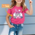 thumbnail image 2 of MIASHUI T-Shirts Graphiques de Pâques pour Garçons Doux Décontractés à Manches Courtes Hauts Colorés pour Enfants Rose Vif, 1-2 Ans, 2 of 4
