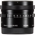thumbnail image 4 of Sigma 45mm F/2.8 DG DN Contemporary Lens for Sony E(360965) Bundle: Lens Hood, 3-Piece Filter Kit, Lens Pouch, Full Cleaning Kit, Lens Cap Keeper, Front & Rear Caps, 4 of 7