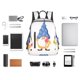 thumbnail image 4 of Disketp Autumn Funny Gnomes Mochila Ligera e Impermeable, Mochila de Día Resistente para Viajes, Senderismo y Uso Diario para Hombre y Mujer, 4 of 7