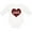 AA-White, variant on Valentine Buffalo Plaid Love Boys or Girls Long Sleeve Baby Bodysuit