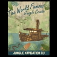 thumbnail image 2 of Men's Jungle Cruise La Quila Retro Poster Graphic Tee Black Large, 2 of 5