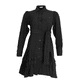 thumbnail image 1 of Vestido corto con cinturón Anya J&B color Negro, 1 of 3