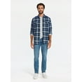 thumbnail image 4 of George Men's Double Pocket Flannel Shirt, 2 Pack, Sizes XS-3XLT, 4 of 8