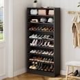 thumbnail image 6 of StorageWorks 40 Pair Adjustable Shoe Rack, Large Capacity Shoe Shelf, Black, 6 of 8
