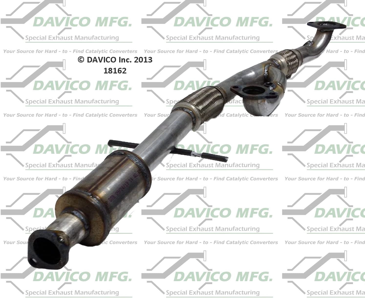 Davico Mfg Catalytic Converter P/N:18162 Fits select: 2004-2006 KIA AMANTI, 2001-2005 HYUNDAI XG