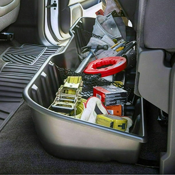 For 20072018 Chevy Silverado GMC Sierra Crew Cab Under Seat Storage