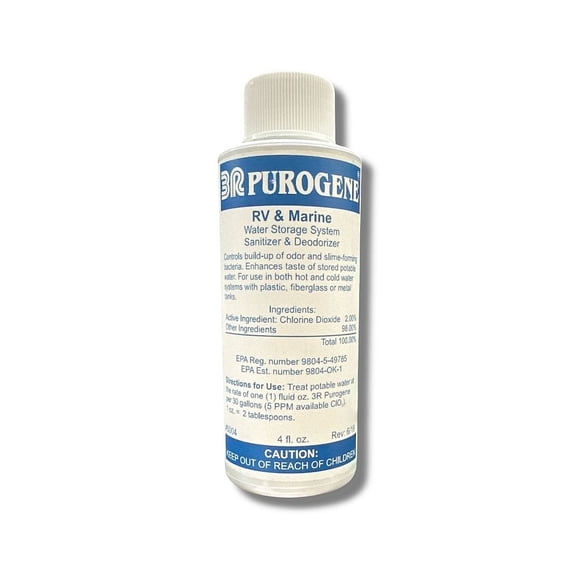 4 oz. Purogene EPA-Approved Water Storage Treatment – Long-Term Freshness