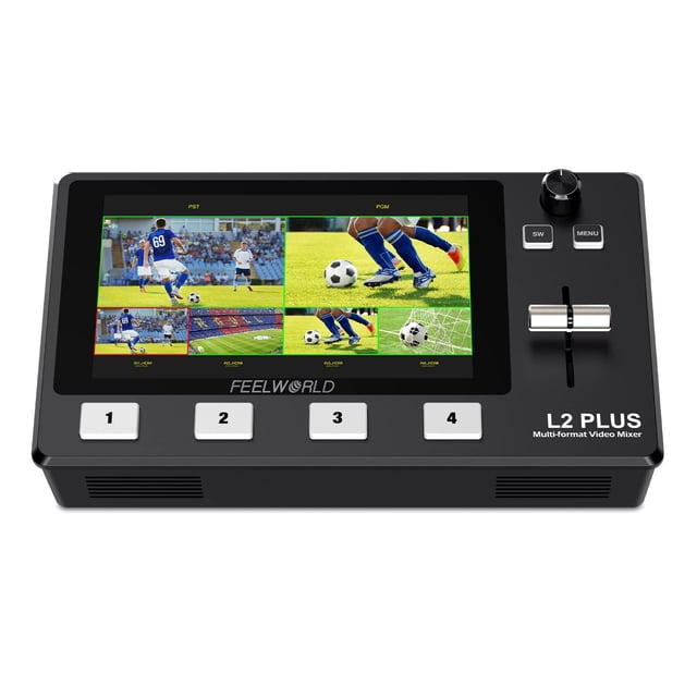 Mezclador de vídeo FEELWORLD L2 Plus LCD Touch de 5.5 pulgadas