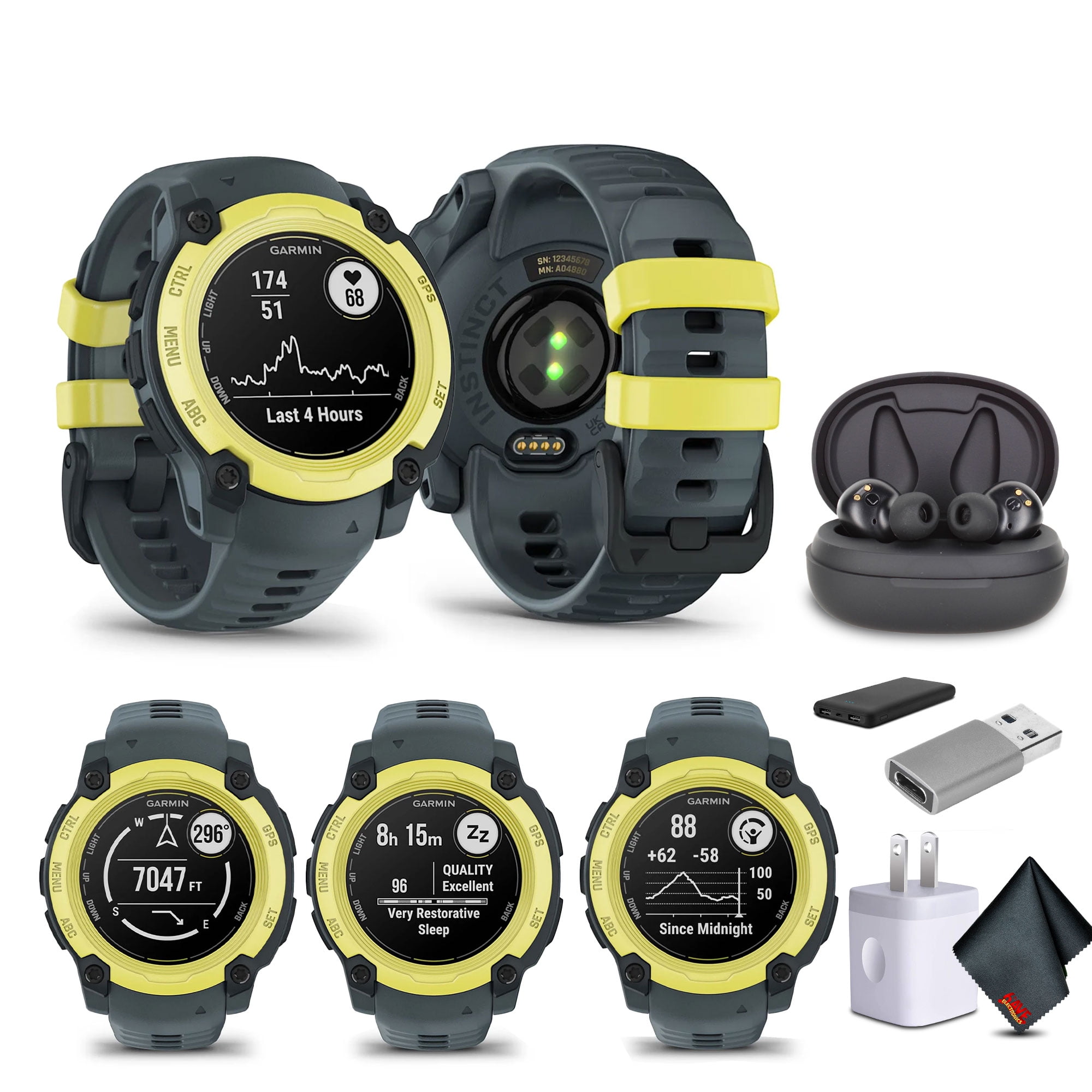 Garmin Instinct 2X Solar Tactical Rugged GPS Sport Tracker