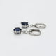 thumbnail image 3 of Clasicos Aretes Dama Colgantes Swarovski Zafiro Oro 14K Lam azul Unitalla, 3 of 7