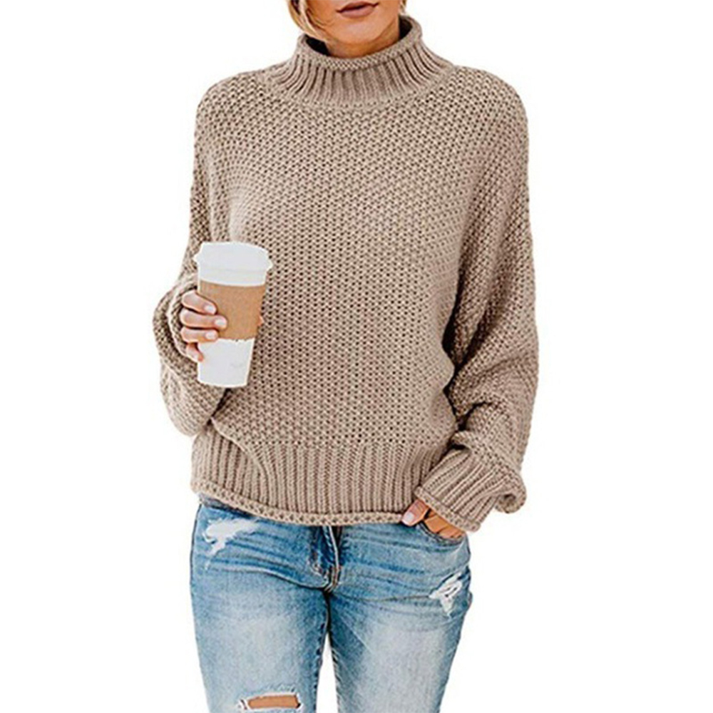 loose turtleneck top