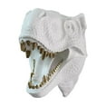 thumbnail image 5 of Hi-Line Gift Ltd 75642-C-WT Dinosaur Head Sculpture White Color Wall Mounted Ornament, 5 of 5