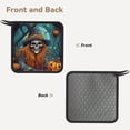 thumbnail image 2 of Honeii Cartoon Pumpkin Skull for Silicone Trivets for Hot Pots and Pans -Trivet Mat - Heat Resistant Silicone Trivet - Hot Plate Mats, 2 of 8