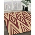 thumbnail image 3 of Ahgly Company Machine Washable Indoor Square Transitional Red Area Rugs, 4' Square, 3 of 7