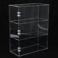 thumbnail image 5 of 3 Tier Acrylic Clear Display Case Dustproof Toy Shelf Figures Showcase Holder 11*4.7*14in, 5 of 16