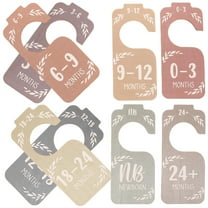 Amosfun Newborn Closet Size Dividers Baby Closet Dividers Sorting 8Pcs