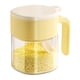 thumbnail image 2 of Tarro de especias de cristal 360ml | Recipiente de vidrio hermético para especias para la organización de la cocina, mantiene las especias frescas y secas, tapa abatible compacta y fácil de usar, 2 of 6