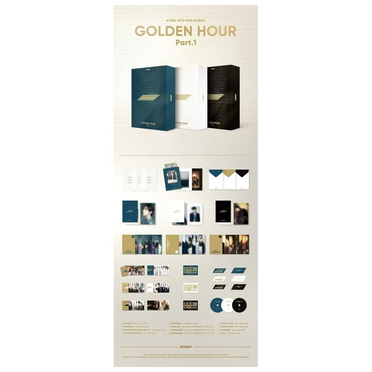 ATEEZ GOLDEN HOUR : Part.1 10th Mini Album with Tracking