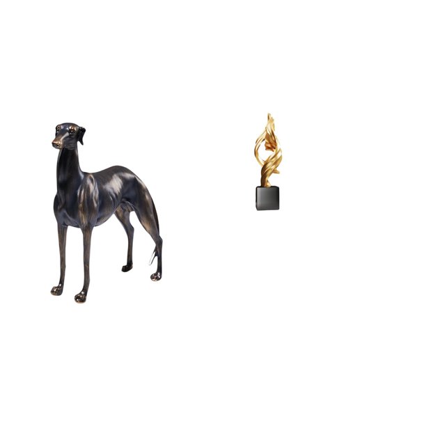 Estatua de perro de resina,Estatua de perro de resina con forma de animal,Escultura coleccionable para escritorio,decoración del hogar,Estatua de arte abstracto,Estatua de arte abstracto