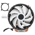 thumbnail image 1 of CPU Air Cooler,CPU Cooler 3PIN RGB CPU Cooler Mini Computer Radiator Striking Appearance, 1 of 9
