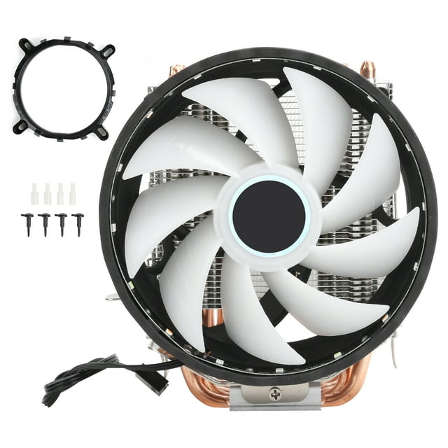 CPU Air Cooler,CPU Cooler 3PIN RGB CPU Cooler Mini Computer Radiator Striking Appearance