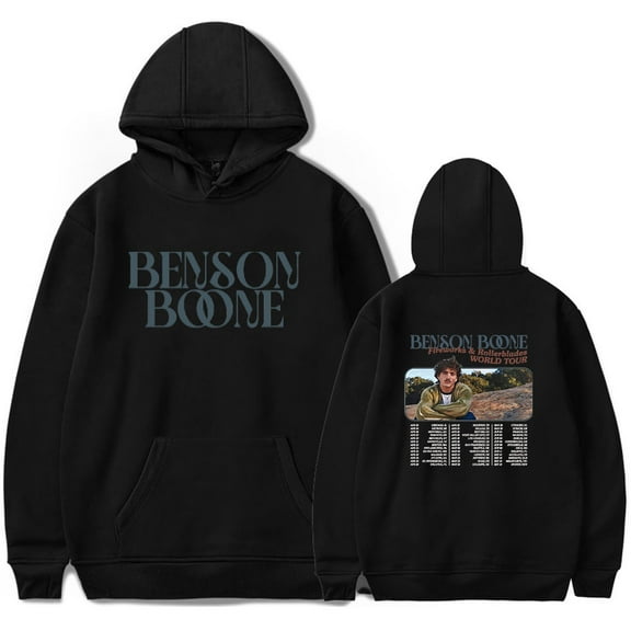 Benson Boone Merch Hoodies Fireworks and Rollerblades World Tour Hoodie Men Women Pullover Sweatshirt Long Sleeve