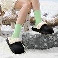 thumbnail image 4 of Pantufla Hombres Mujeres Parejas Zapatillas Impermeables Zapatos de Algodón para el Hogar Almohadilla Extraíble para el Invierno Wdftyju Tenis De Mujer Tenis De Hombre, 4 of 4