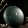 thumbnail image 4 of Graflsoa 12-Inch 13-Note Steel Tongue Drum - Serene Sound Instrument for Inner Peace, Available in Multiple Colors (Red, Copper, Silver, Navy Blue, Green), 4 of 6