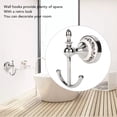 thumbnail image 4 of Wall Decor Hanger, Easy To Install Space Saving Multifunctional Burr Free Wall Mounted Coat Hook Durable  for Bathroom Type A,Type B, 4 of 8