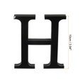 thumbnail image 2 of Uxcell 3D Acrylic Alphabet Mirror Wall Stickers Letter H Self Adhesive Letter Sign for Home Decoration Black, 2 of 7