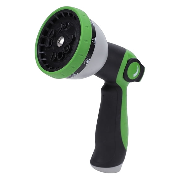 Garden Hose Nozzle with 10 Spray Patterns Ergonomic Leak Proof High Pressure Water Hose Sprayer for Watering Plants Washing Cars Pet Bathing