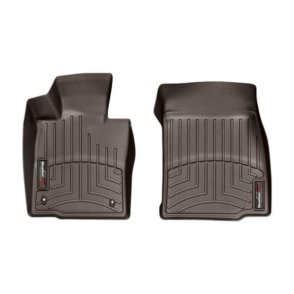 WeatherTech Custom Fit FloorLiners compatible with 2011-2016 MINI Countryman - 1st Row (Driver & Passenger), Cocoa