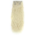 thumbnail image 2 of Wig Band Wear and Go Glueless Wig Long Curly Hair Wig with Water Ripple to Increase Hair Volume Clip Long and Short Four High Temperature Wire 50 cm Lace Front Wigs Human Hair Rollbacks on Essentials, 2 of 9