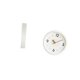 thumbnail image 5 of Pantalla de lámpara de pie para sala de estar y reloj de pared moderno con números , cubierta decorativa silenciosa para decoración del hogar,, 5 of 8