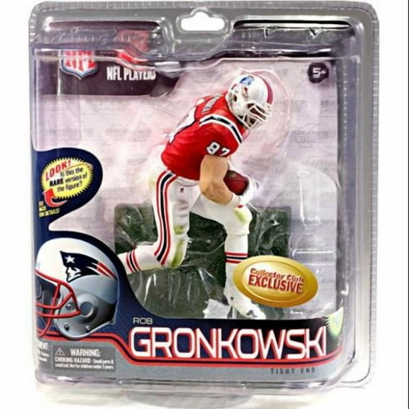 Rob Gronkowski Action Figure Retro Red Jersey NFL New England Patriots