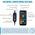 thumbnail image 2 of cm Timer Color Fish Tank LED Submersible Aquarium Light with Remote/Small Colo Aquarium LED Tank Lights Fixture for Underwater Decorations Saltwater Freshwater Glow Light for Aquari, 2 of 6