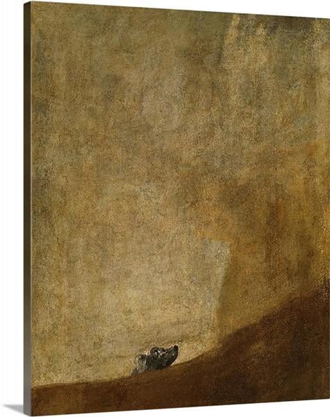 the dog painting goya