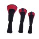 thumbnail image 4 of Cubierta de Cabeza de Golf kusrkot 3 Uds Madera Rojo Cuello Largo, 4 of 8